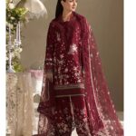 WC Khaadi 3 Pc (Mehroon)