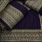 Winter Bareeze 3Pcs Article In Purple Color